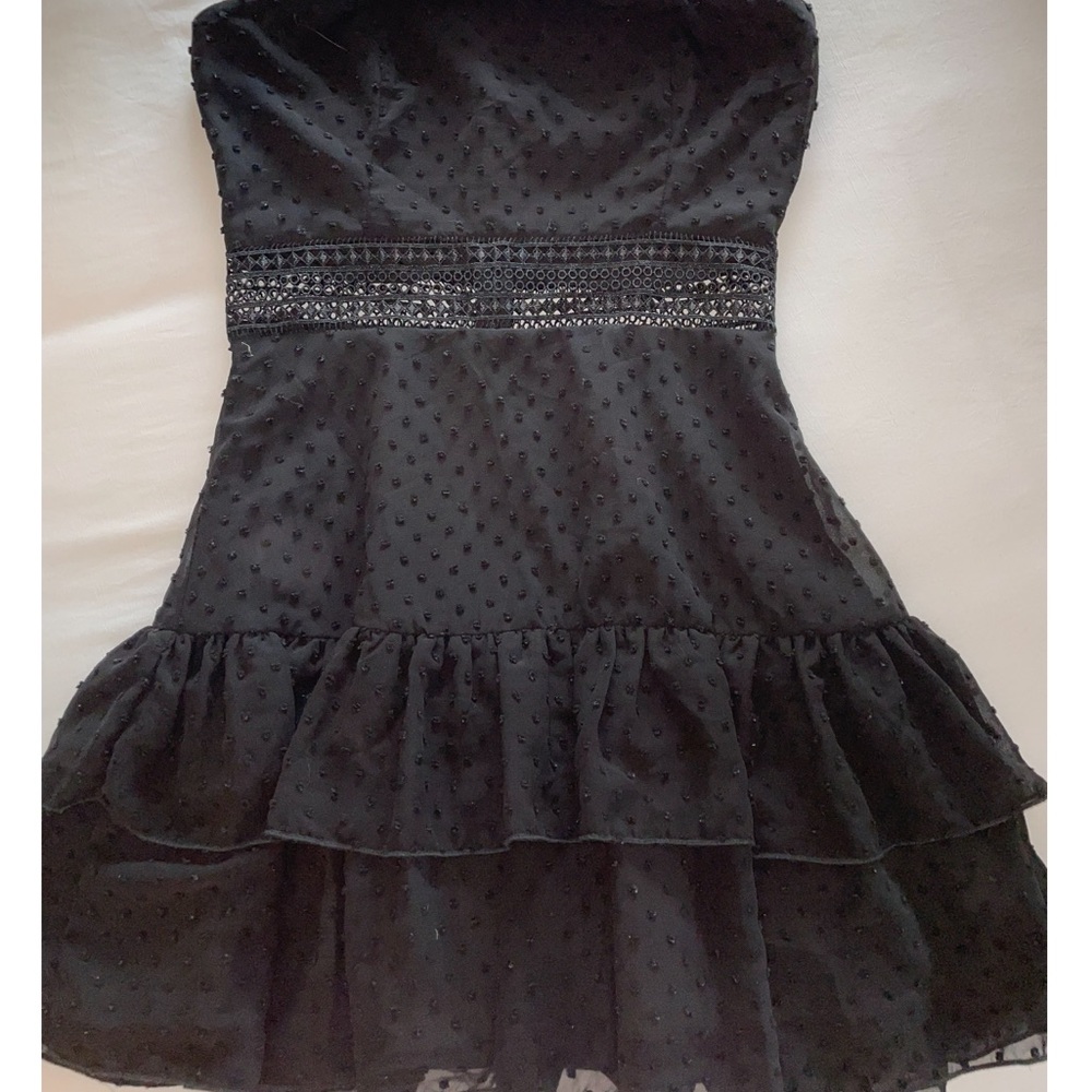 Black mini dress
